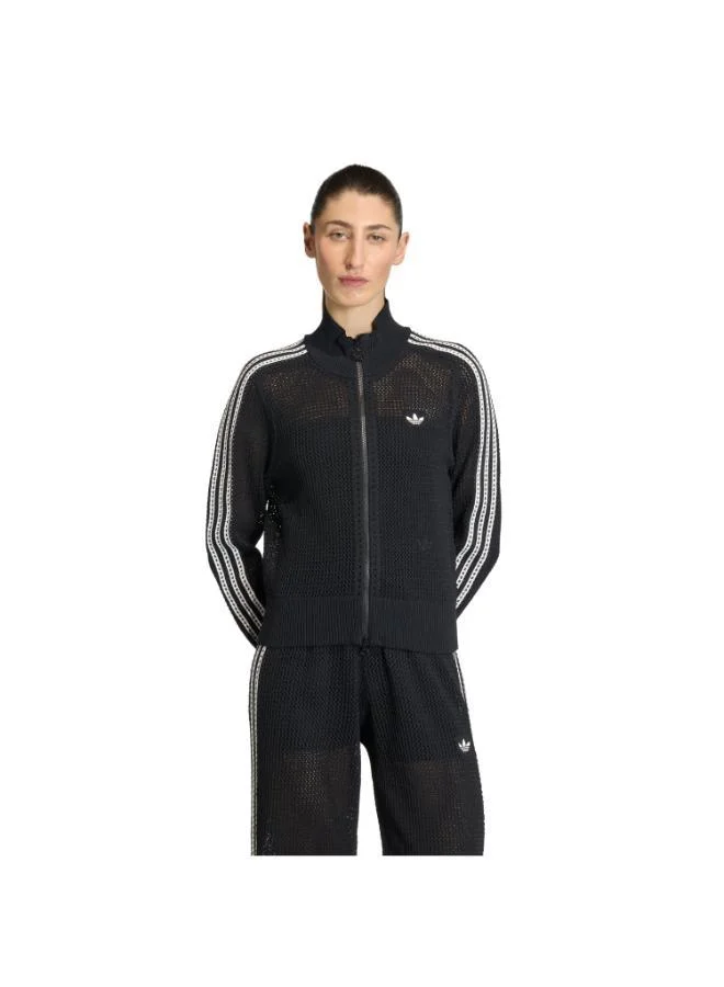 KNITTED CROCHET FIREBIRD TRACK TOP